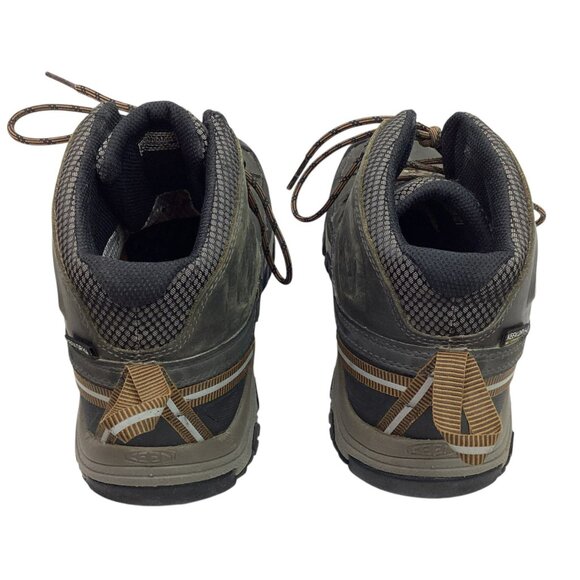 Keen Targhee IIl Mid Mens 11.5 Waterproof Leather Lace Up Hiking Boots Brown - Picture 7 of 15